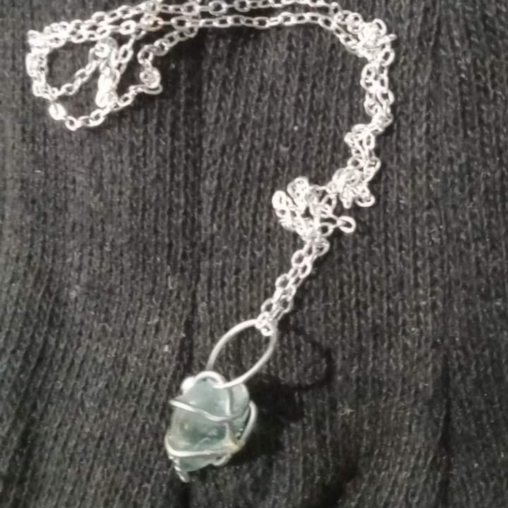 Aquamarine Choker Necklace